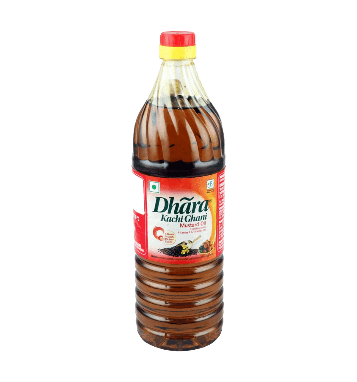 Dhara Kachhi Ghani Mustard Oil 1L