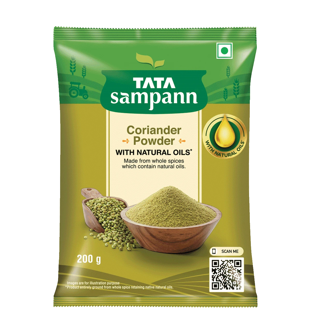 Tata Sampann Coriander Powder Masala Pack 200G