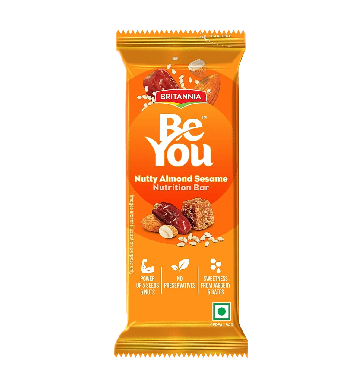 Britannia Be You Nutty Almond Sesame Nutrition Bar