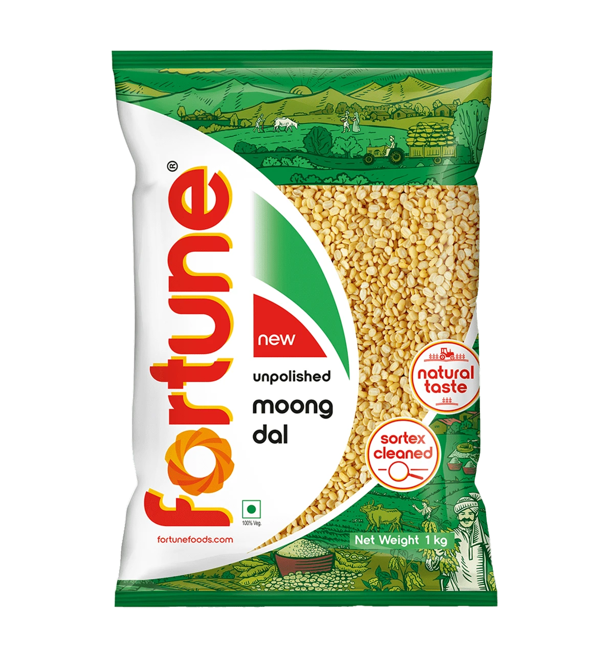 Fortune Unpolished Moong Dal