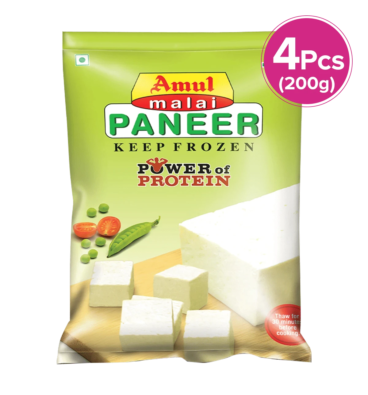 Amul Malai Paneer dice