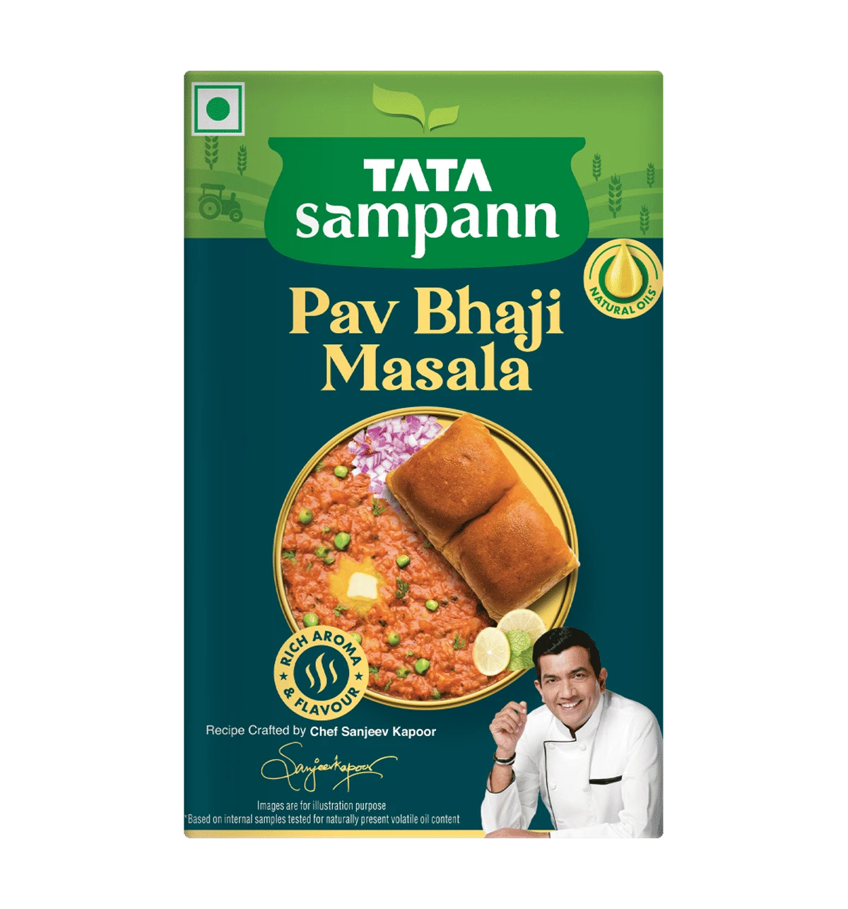 Tata Sampann Pav Bhaji Masala With Natural Oil 100 G
