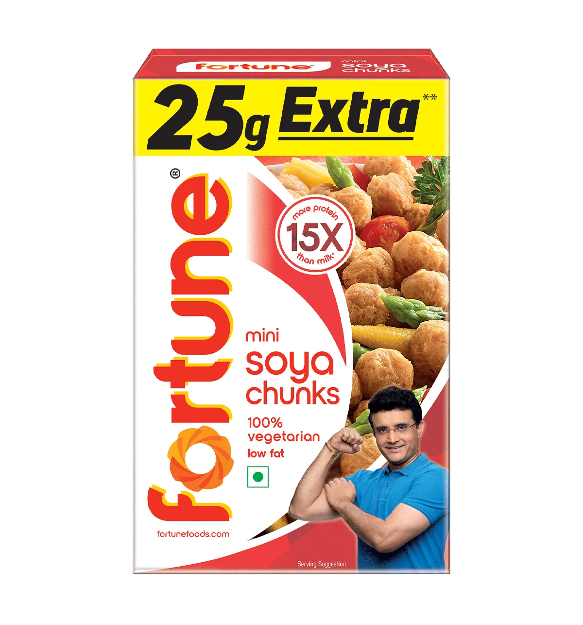 Fortune Mini Soya chunks (200+25 G Extra)