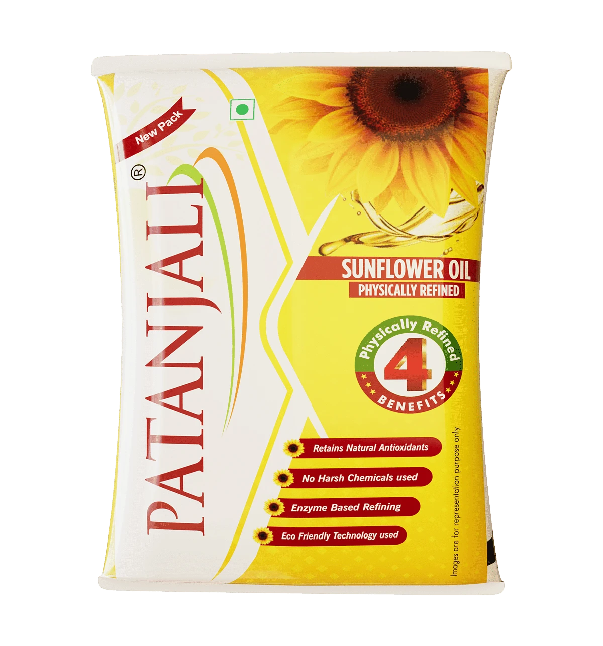 Patanjali Fortified Sunflower Oil, Healthy Cooking Oil For Every Kitchen