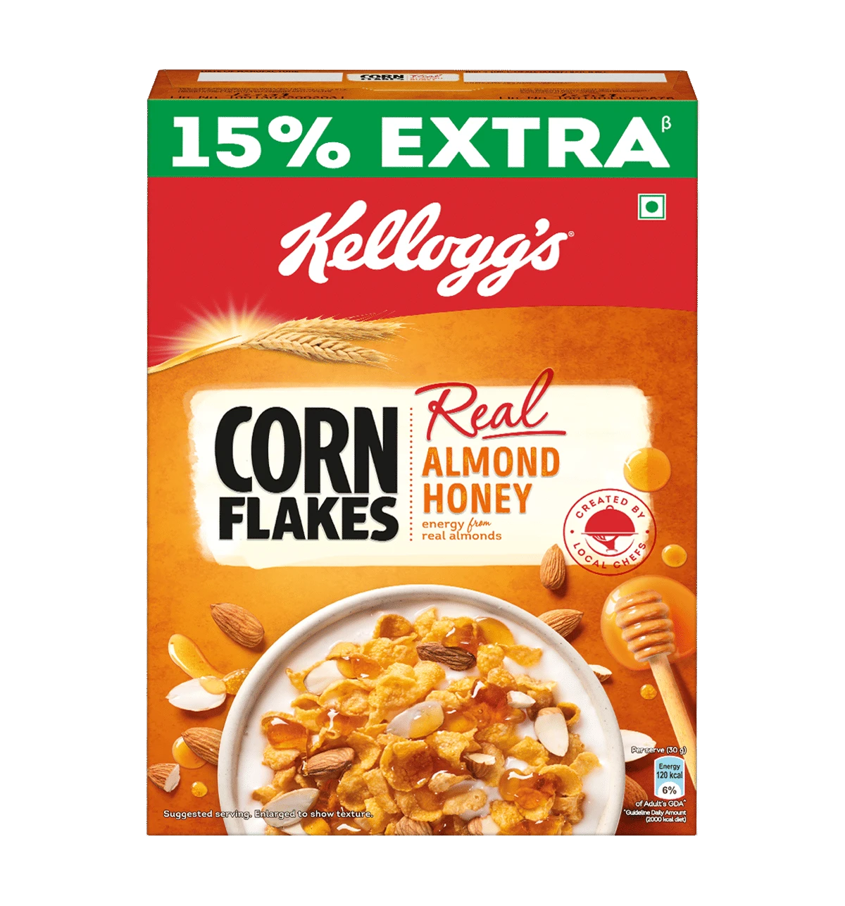 Kellogg's Real Almonds & Honey Corn Flakes