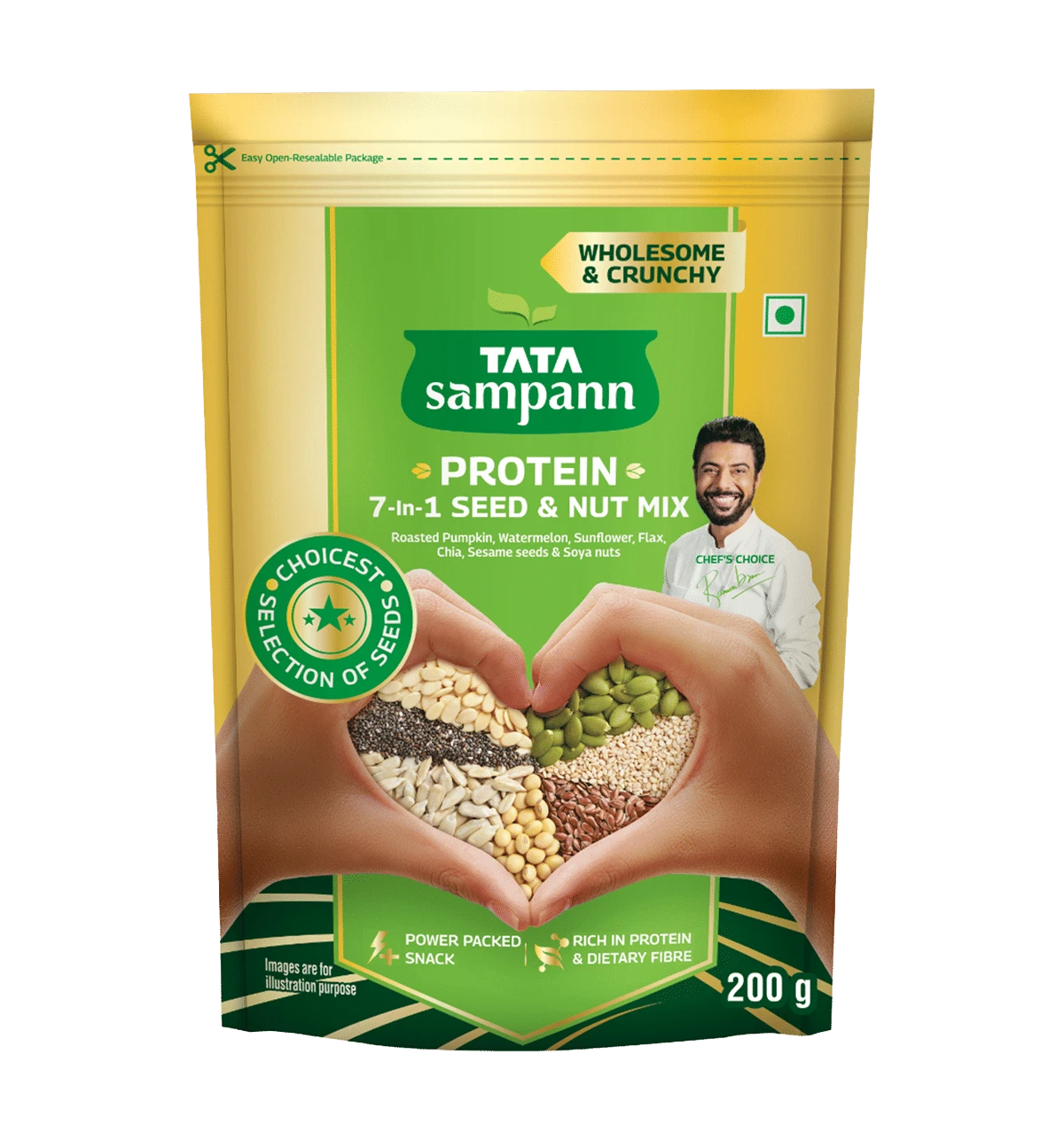 Tata Sampann Protein 7-in-1 Seed & Nut Mix 200 G