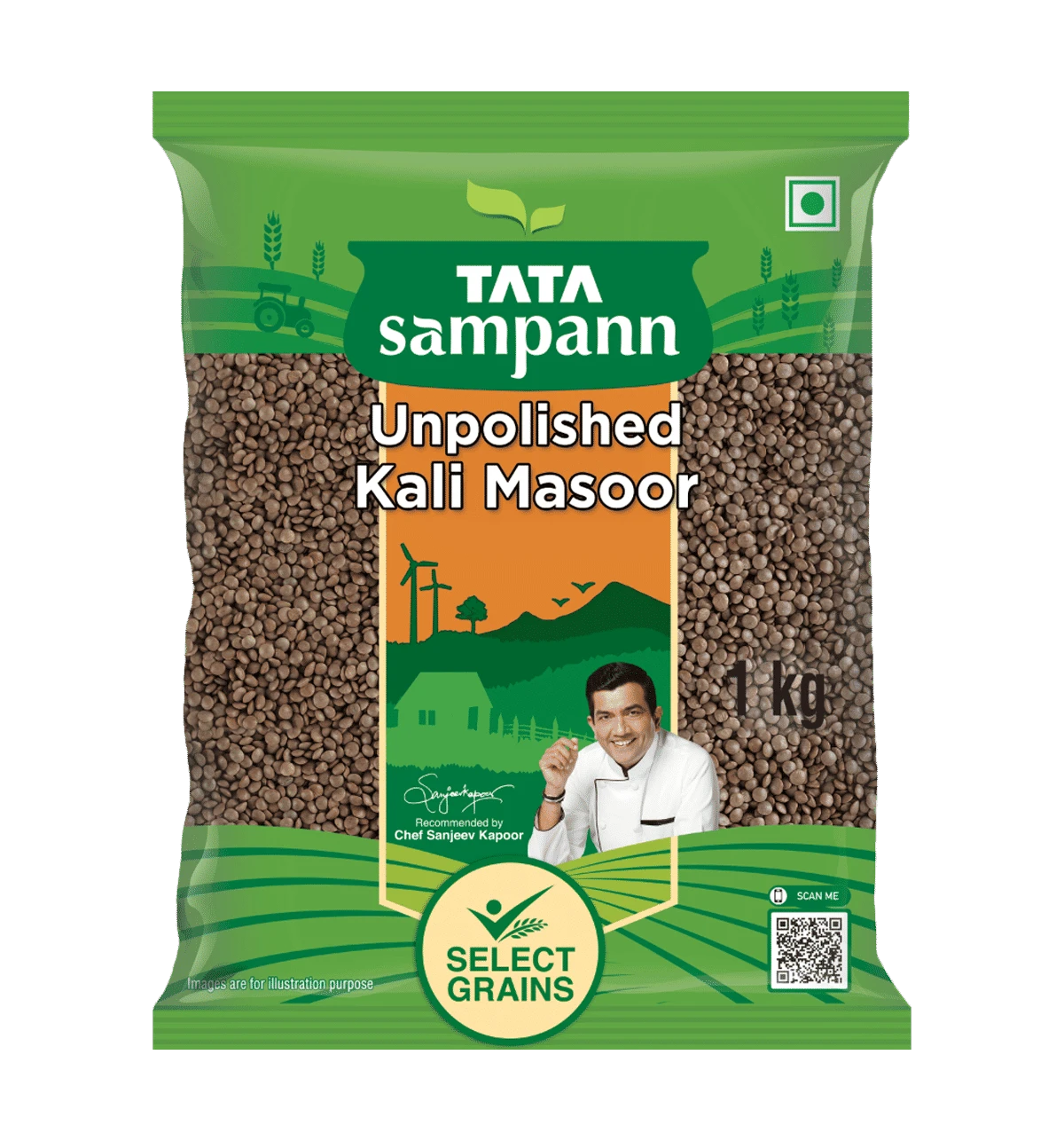 Tata Sampann Unpolished Kali Masoor Dal