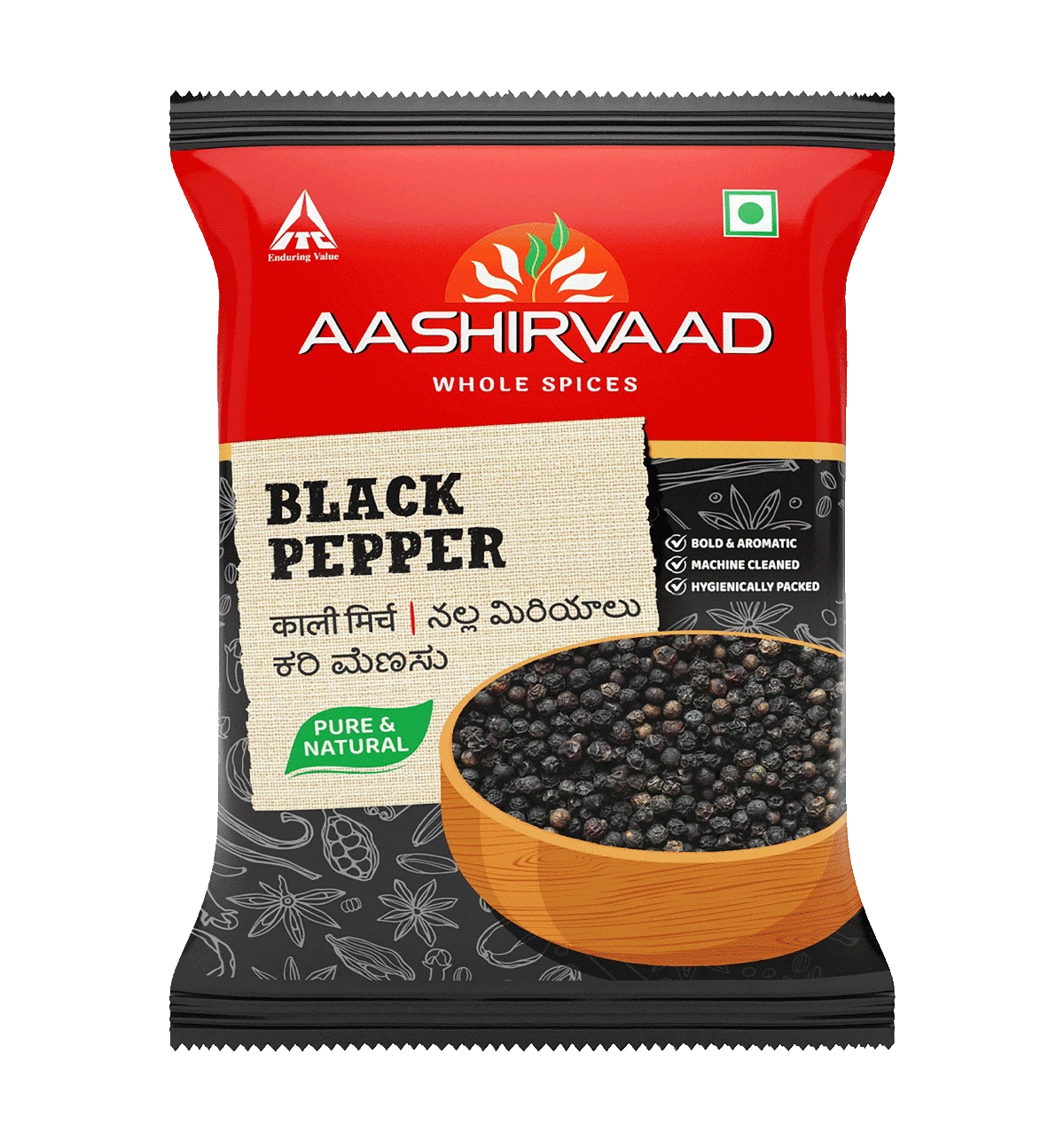 Aashirvaad Black Pepper 100 G